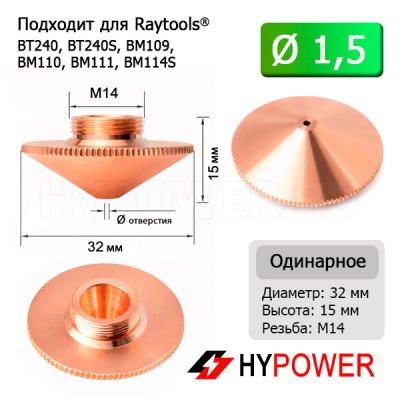 120GJT0515 Сопло 1,5 мм